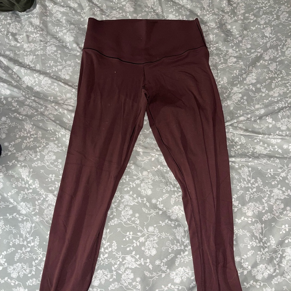 Aerie Burgundy Leggings